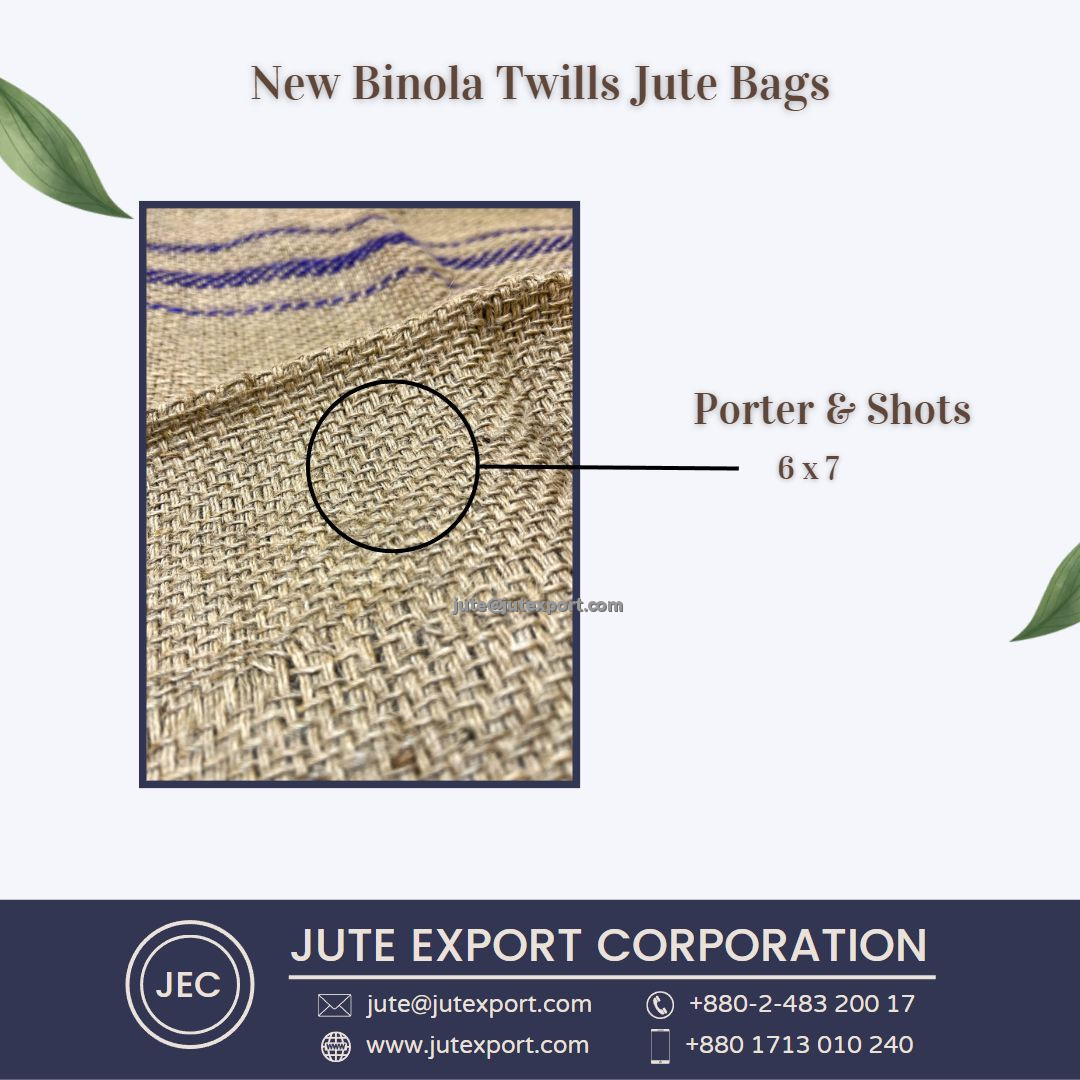 New Binola Twills Jute Bags