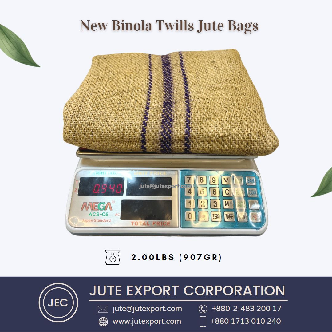 New Binola Twills Jute Bags